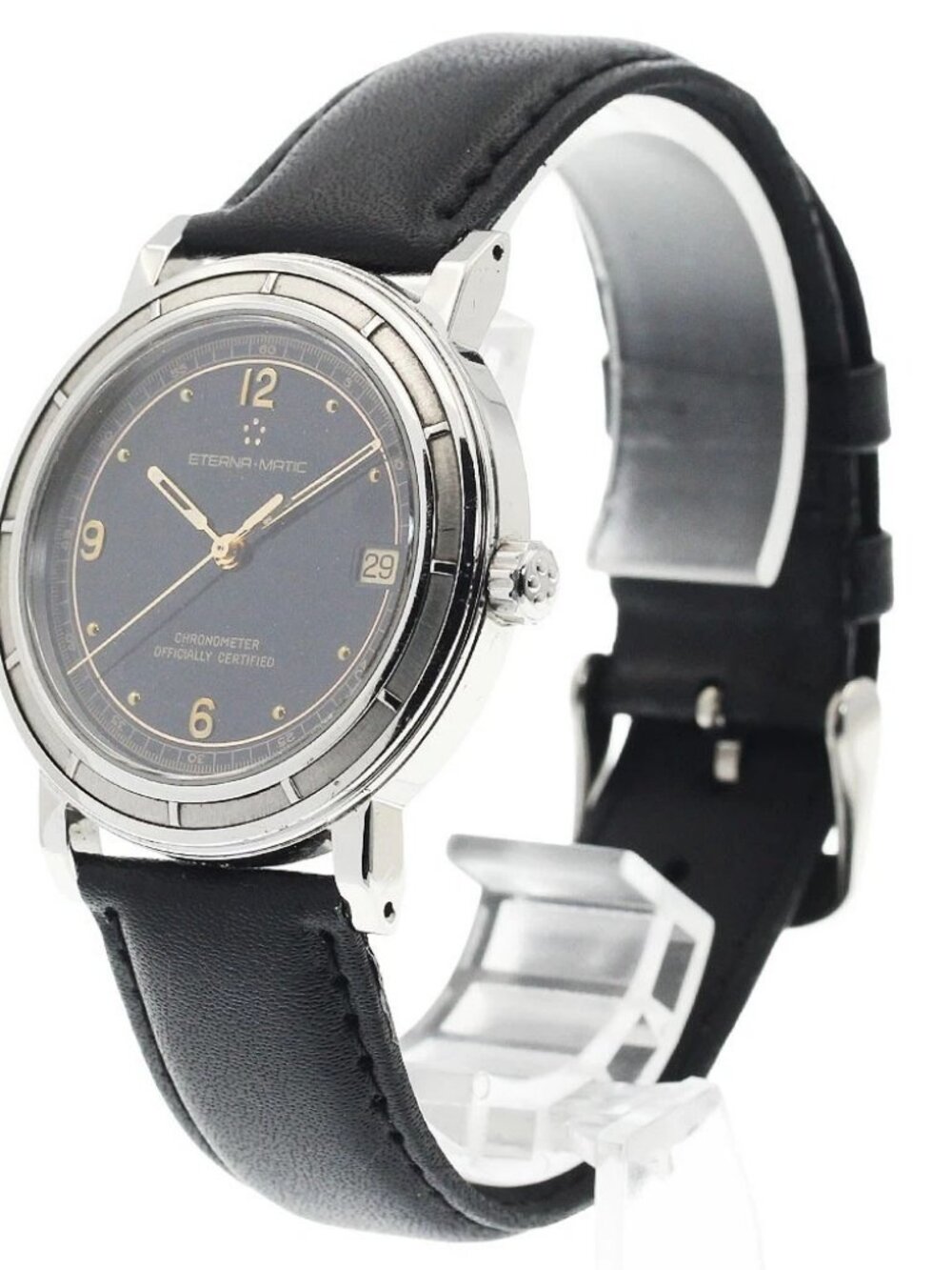 Eterna Eternamatic Date black Dial Automatic Men's Watch_933645